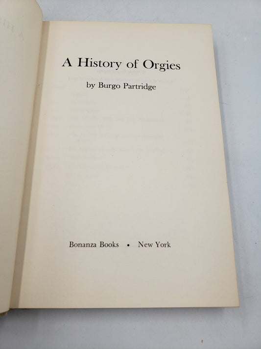 A History of Orgies
