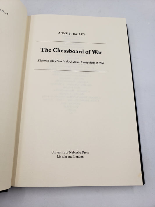 The Chessboard Of War: Sherman and Hood in the Autumn Campaigns of 1864