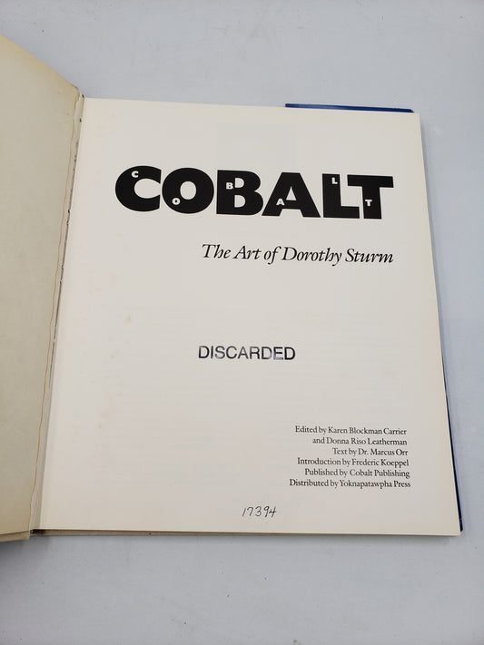 Cobalt: The Art of Dorothy Sturm
