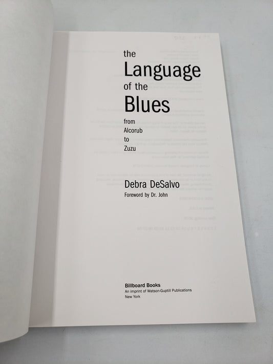 The Language of the Blues: From Alcorub to Zuzu