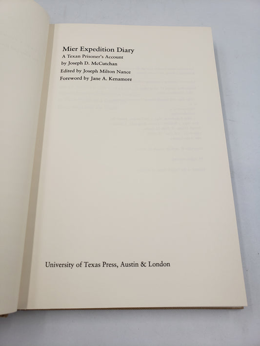 Mier Expedition Diary: A Texan Prisoner's Account