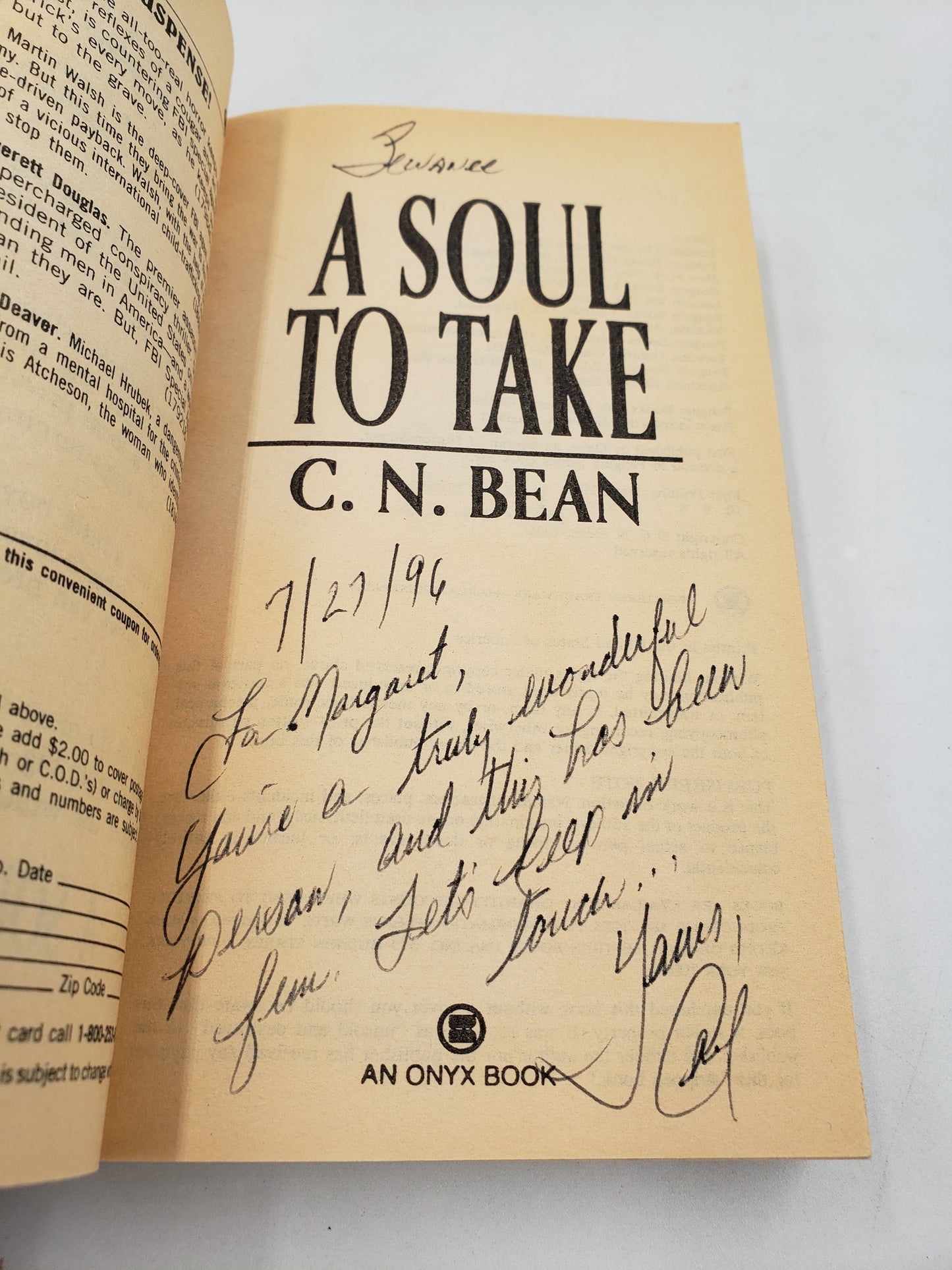 A Soul To Take