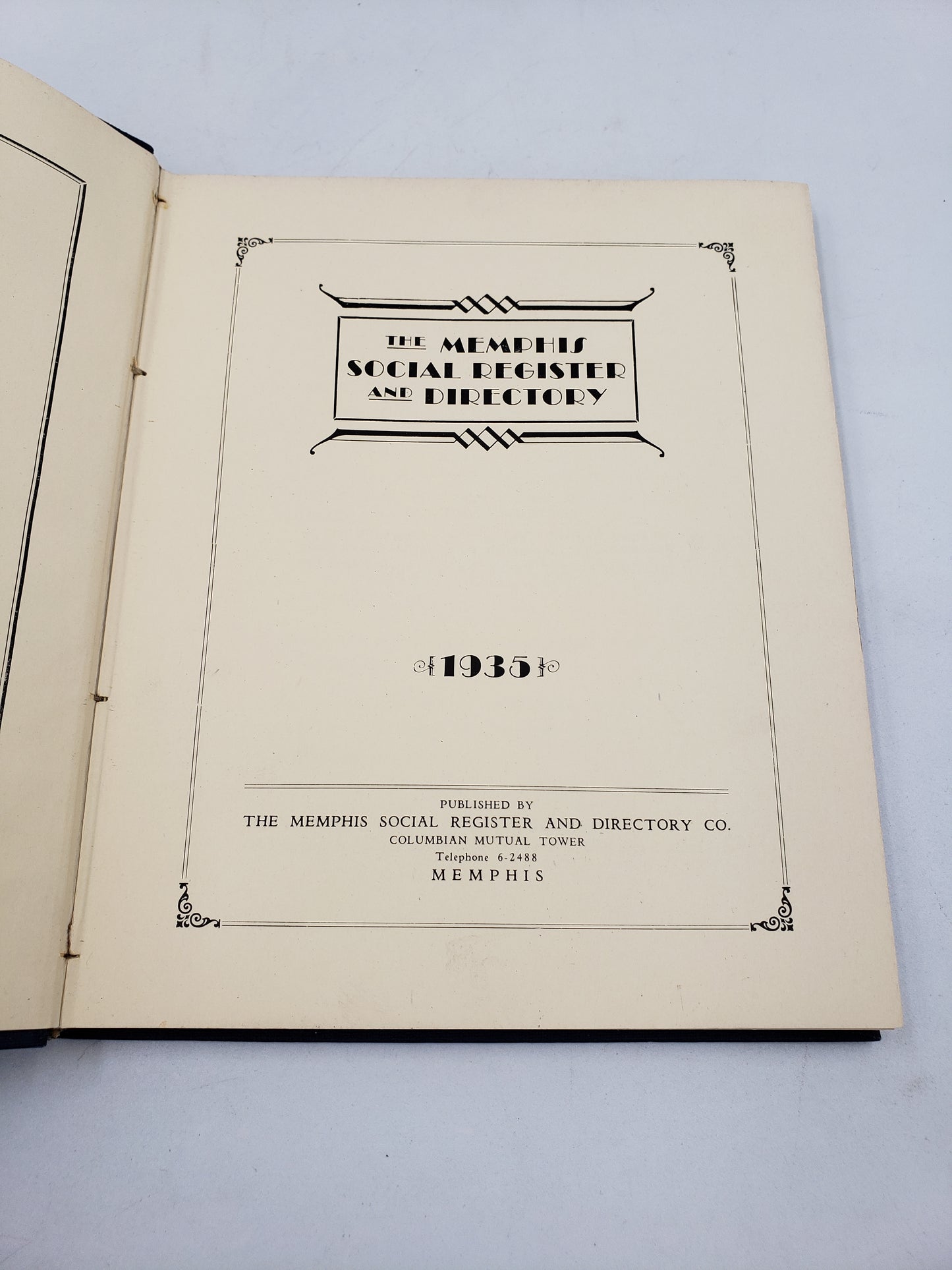 The Memphs Social Register And Directory