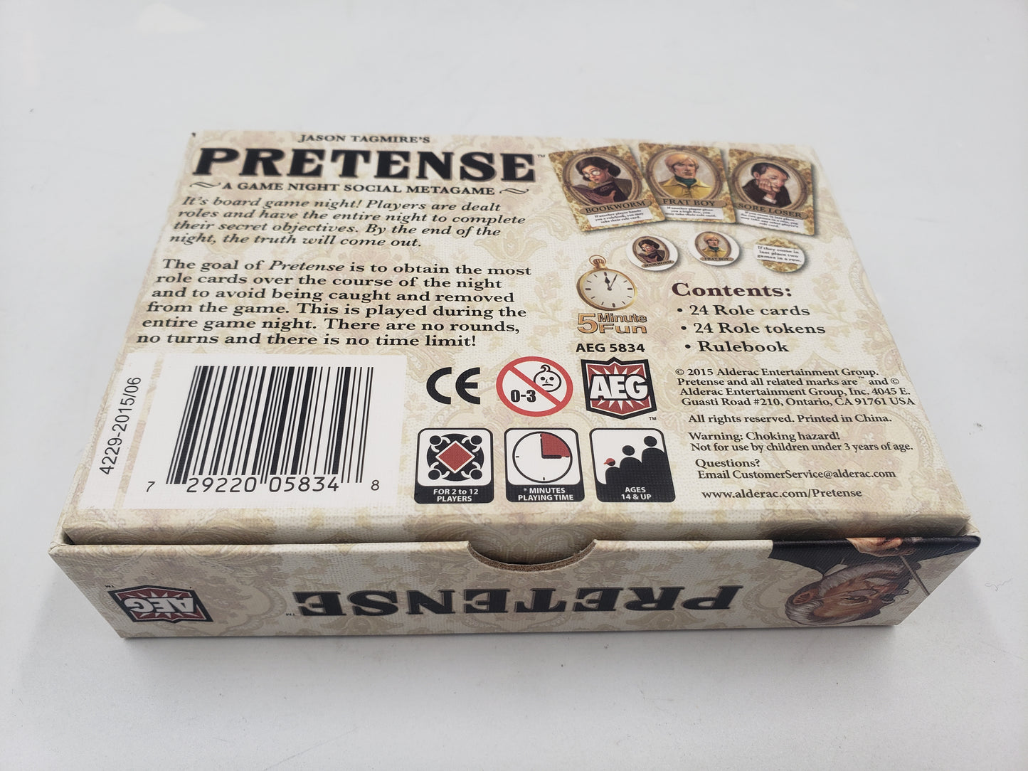Jason Tagmire's Pretense: A Game Night Social Metagame