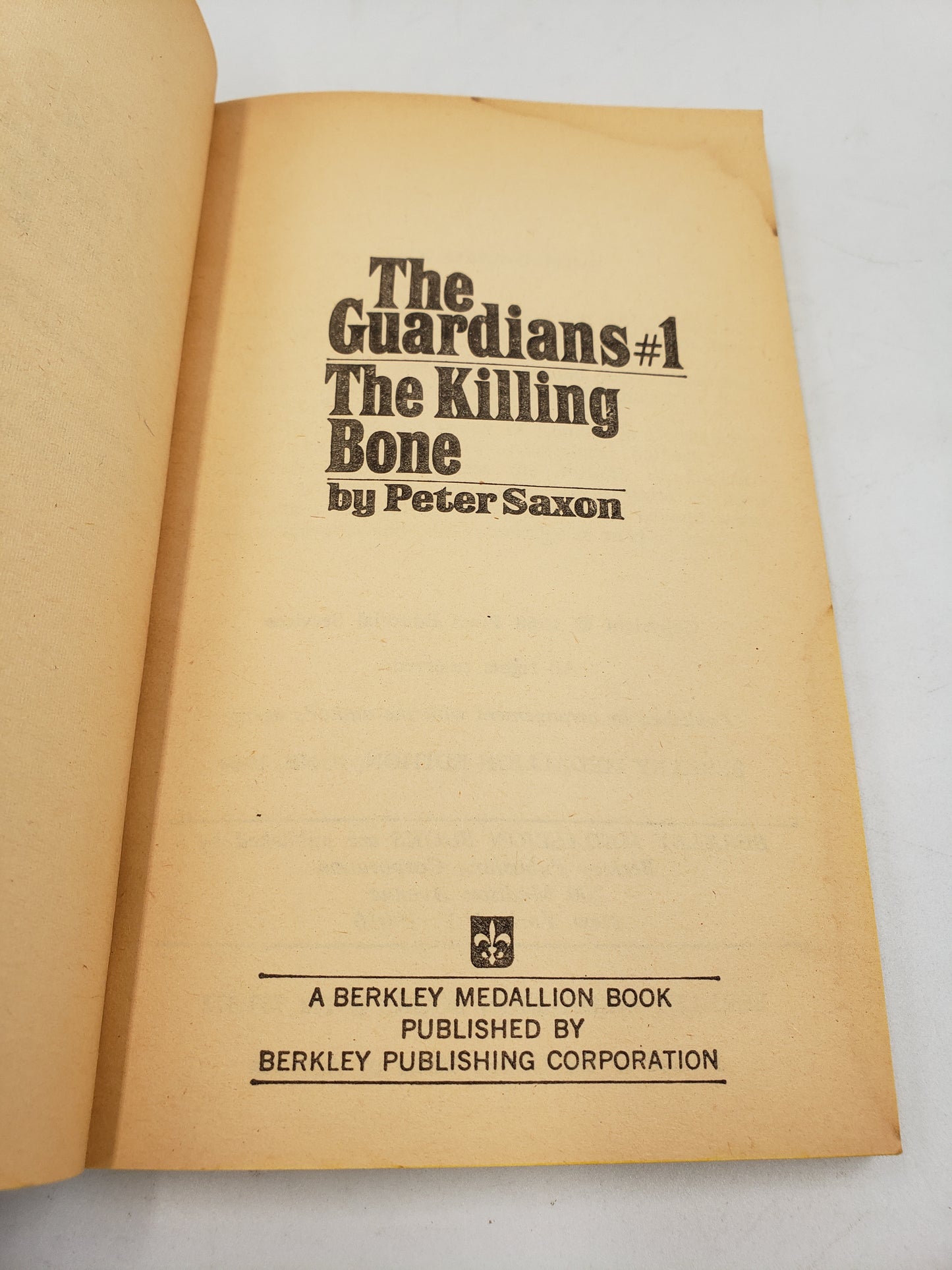 The Guardians #1: The Killing Bone