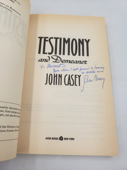 Testimony and Demeanor