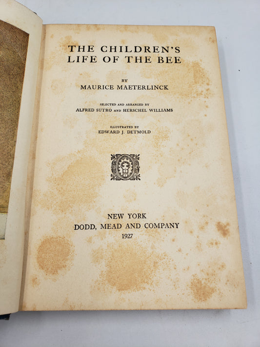 The Children's Life Of The Bee