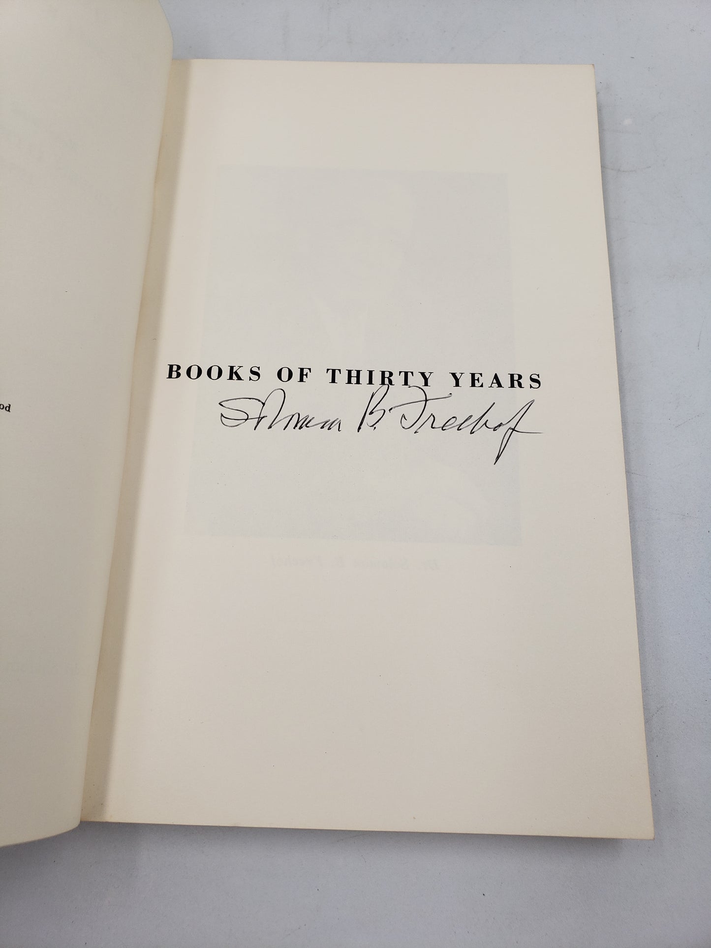 Books Of Thirty Years: Modern Literature Class 1934-1963