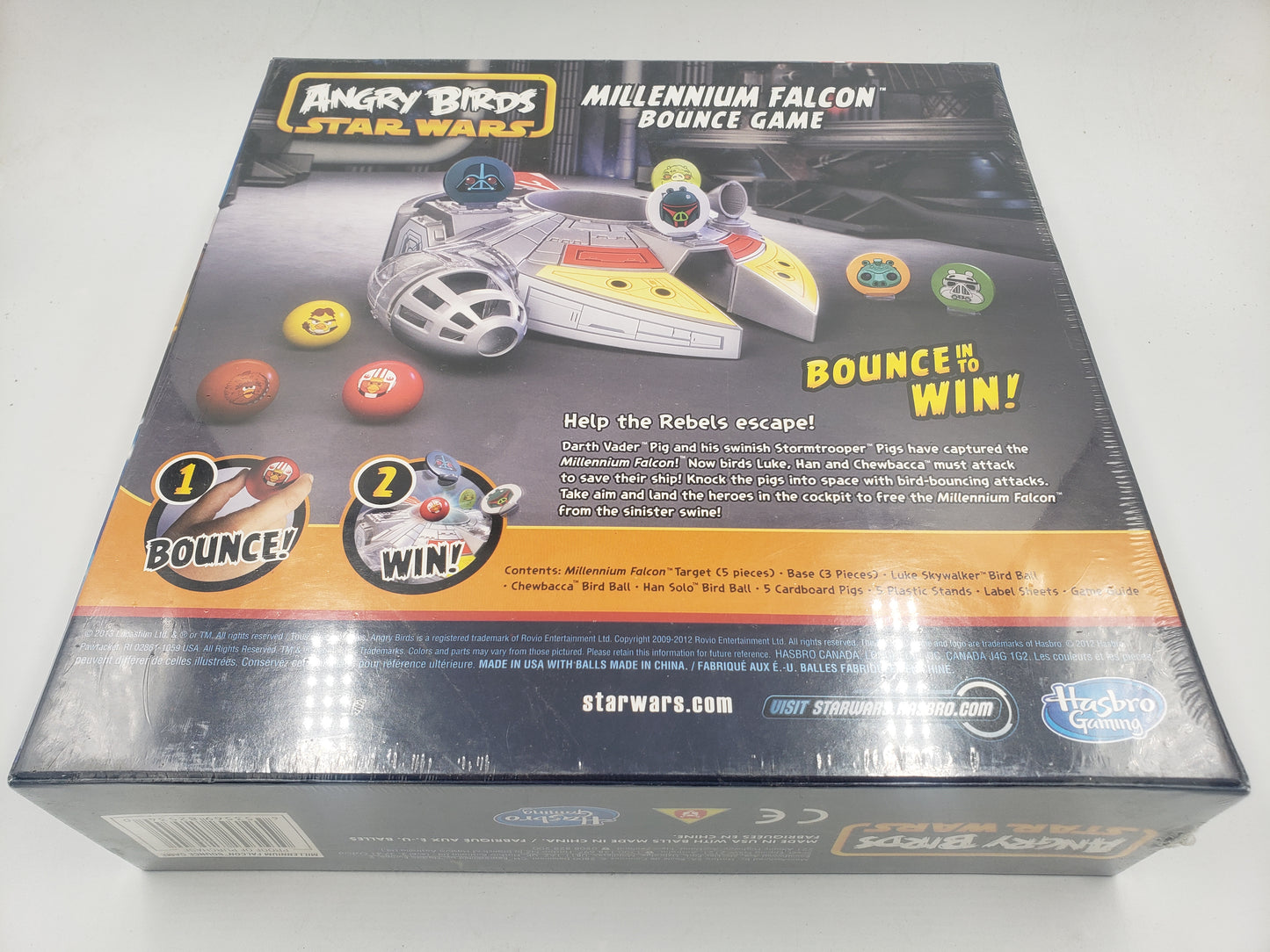 Angry Birds Star Wars: Millennium Falcon Bounce Game
