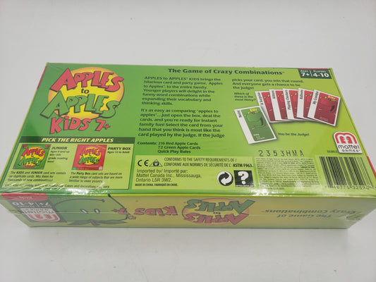 Apples to Apples: Kids Edition