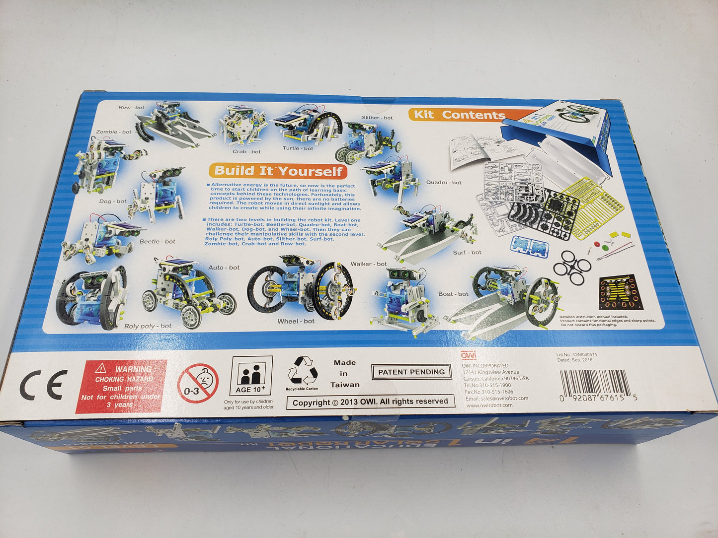 Robotikits: Build your own solar robot kit
