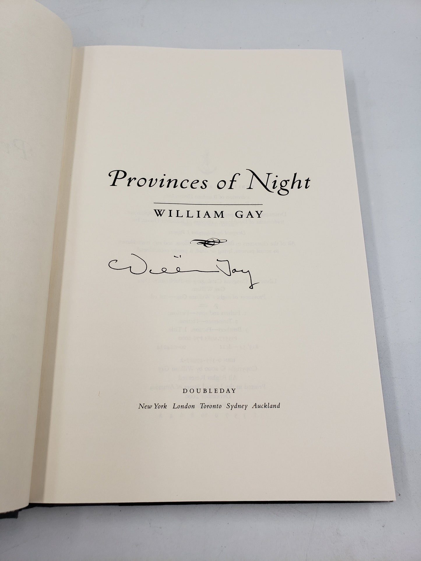 Provinces of Night