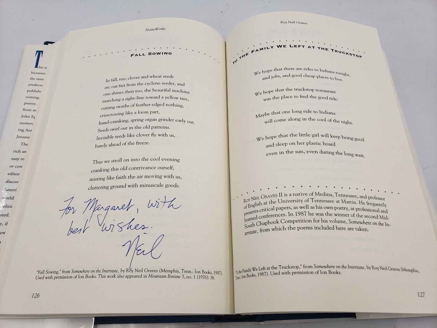 Home Works: A Book Of Tennessee Writers