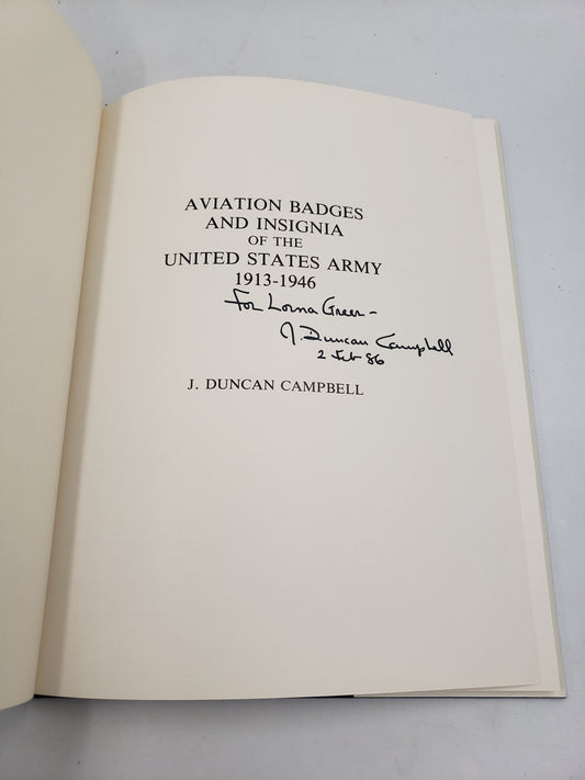 Aviation Badges And Insignia of the United States Army 1913-1946
