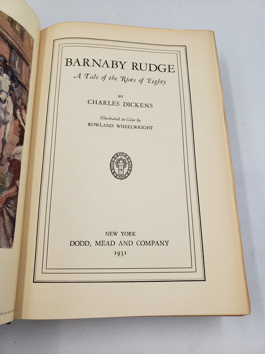 Barnaby Rudge: A Tale of the Riots of 'Eighty
