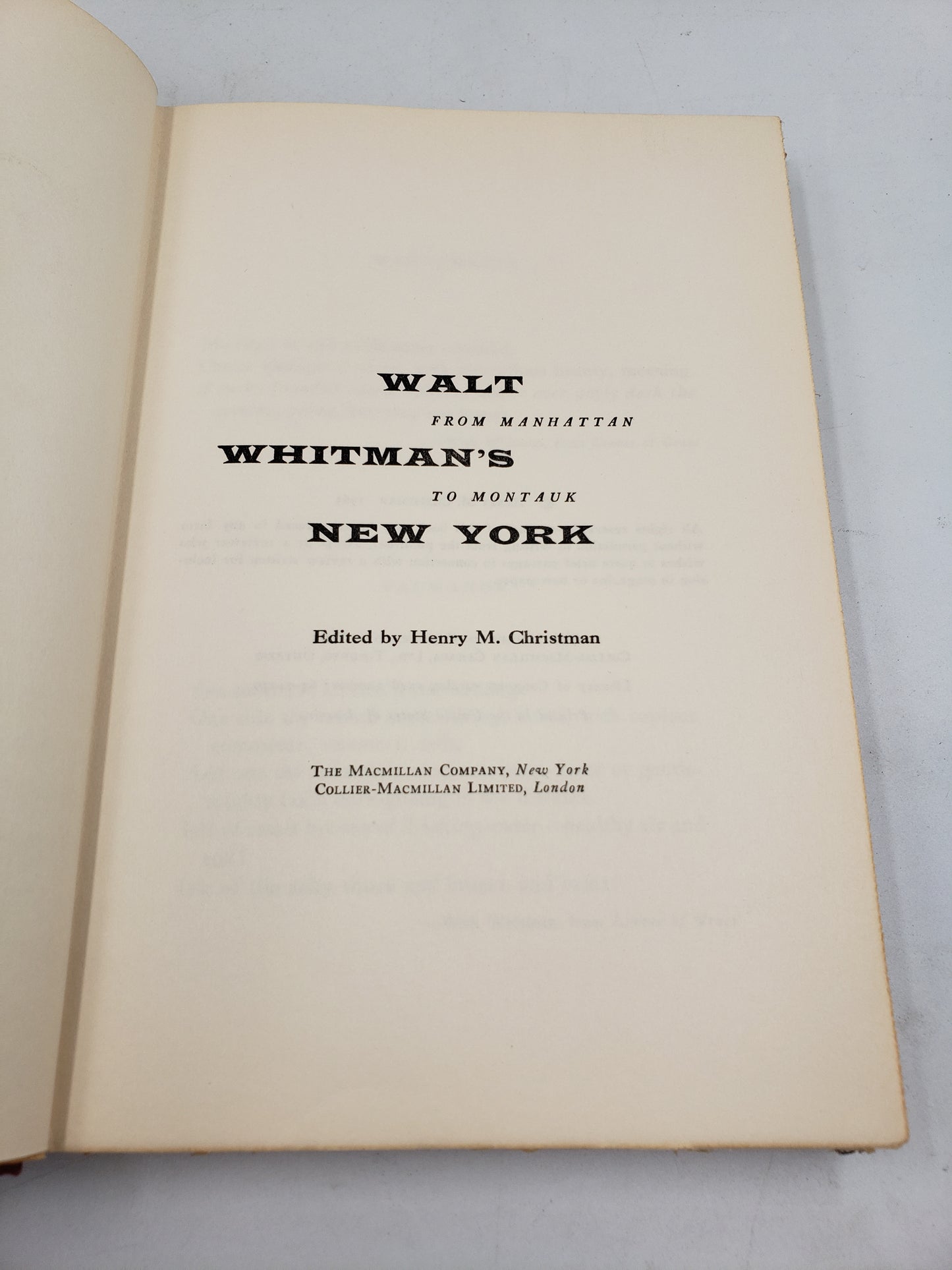 Walt Whitman's New York