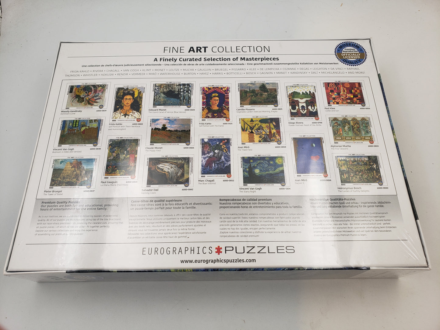 Eurographics Puzzles: Vincent van Gogh