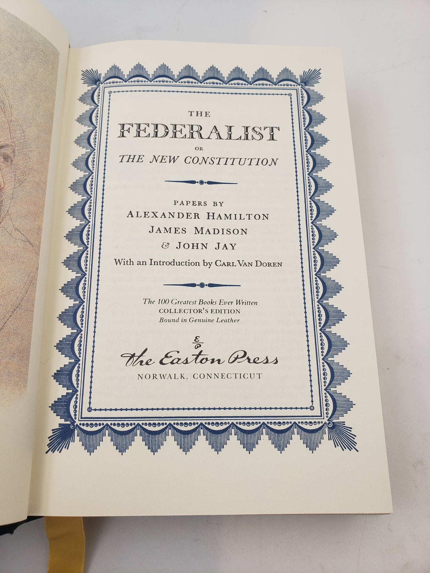 The Federalist or The New Constitution