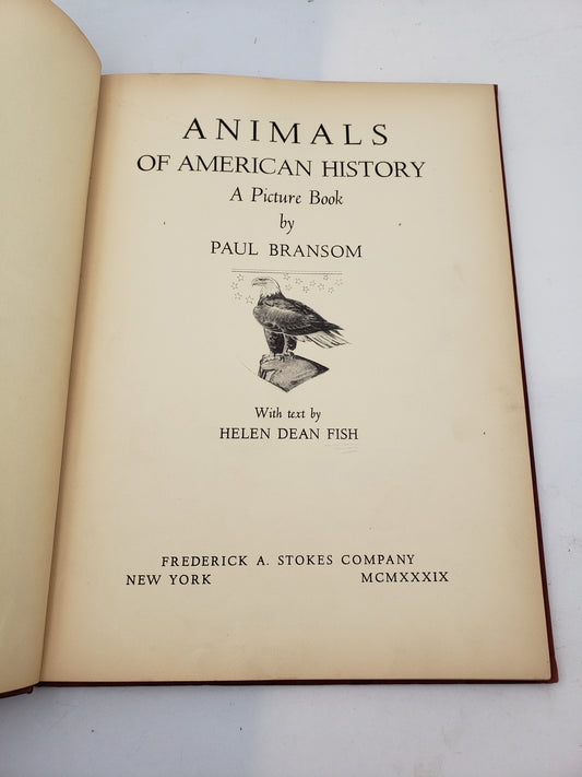 Animals Of American History: A Picture Book