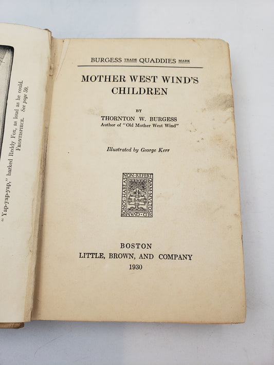 Mother West Wind's Children