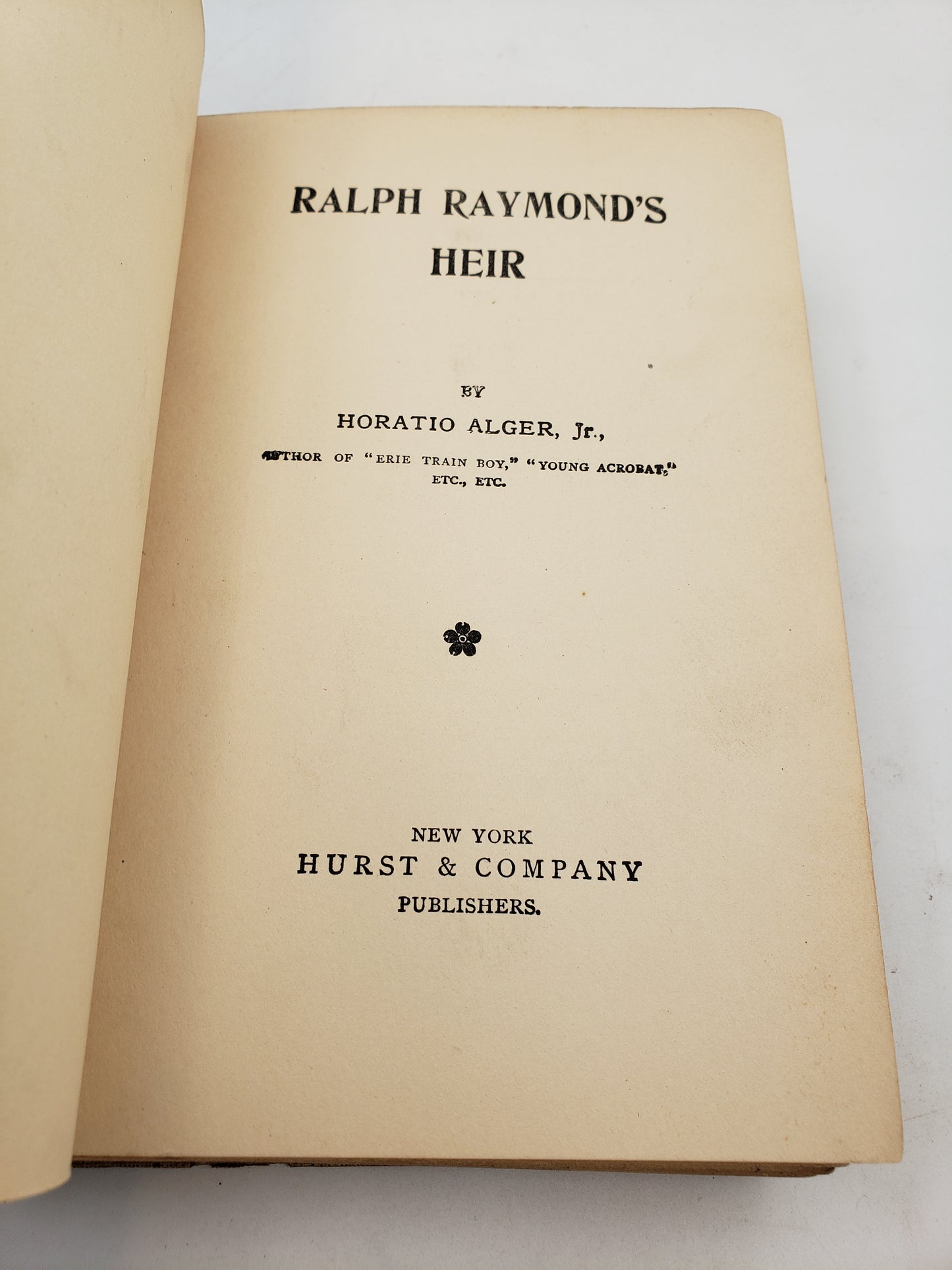 Ralph Raymond's Heir