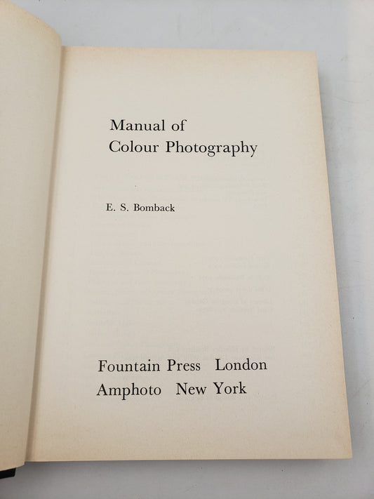 Manual of Colour Photography