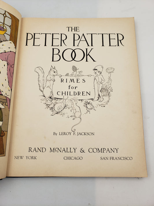 The Peter Patter Book: Rimes for Children