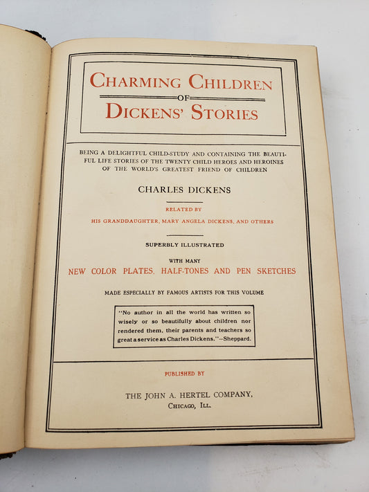 Charming Children Of Dickens' Stories