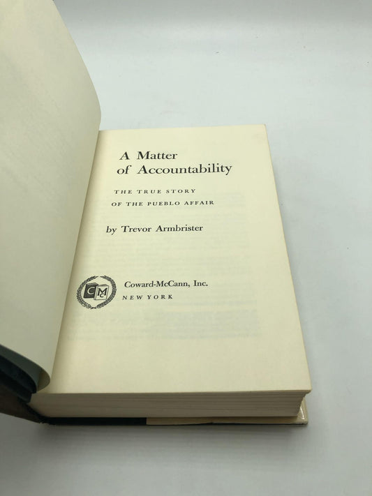A Matter of Accountability