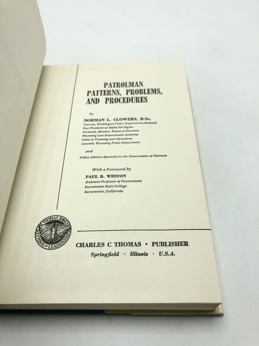 Patrolman Patterns, Problems And Procedures