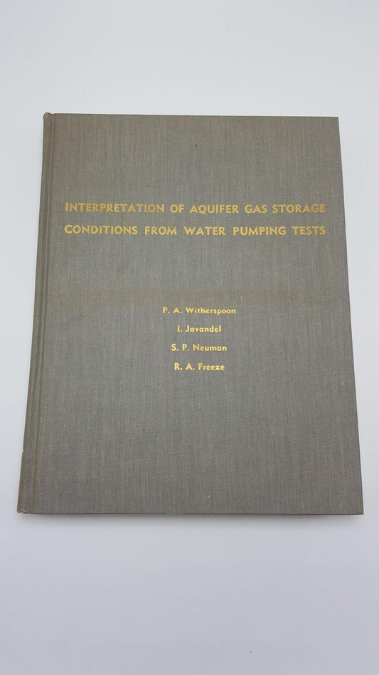 Interpretation Of Aquifer Gas Storage Conditions From Water Pumping Tests