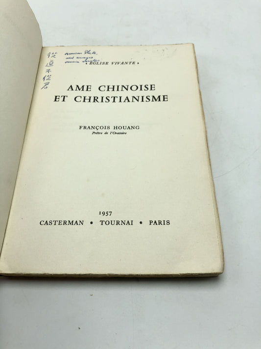 Ame Chinoise Et Christianisme