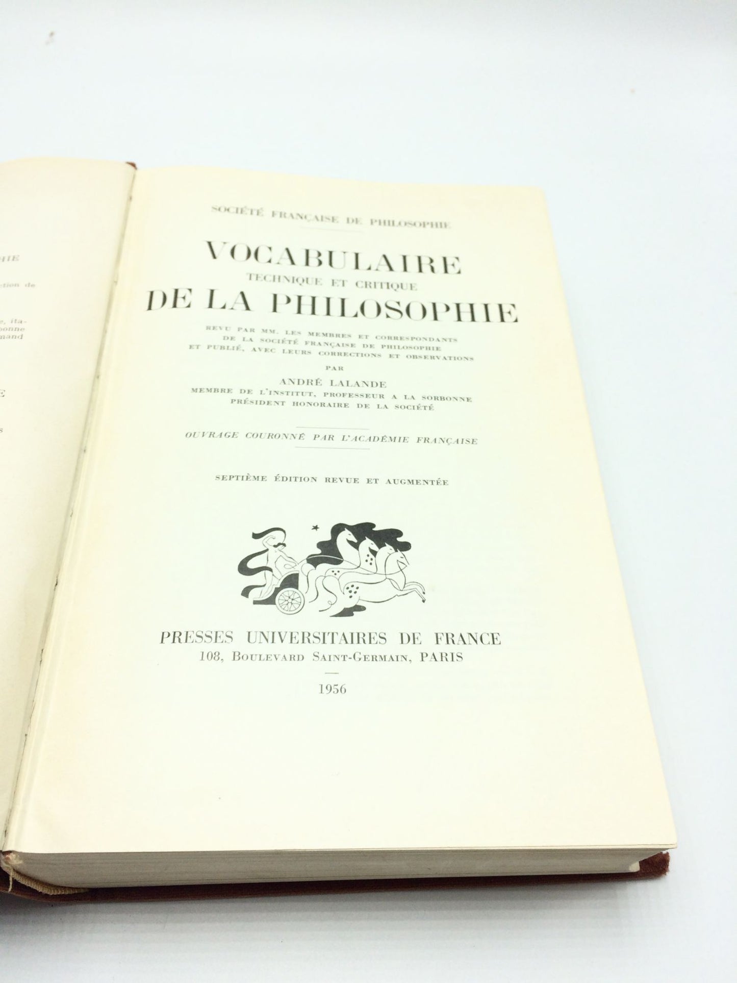 Technical And Critical Vocabulary Of Philosophy