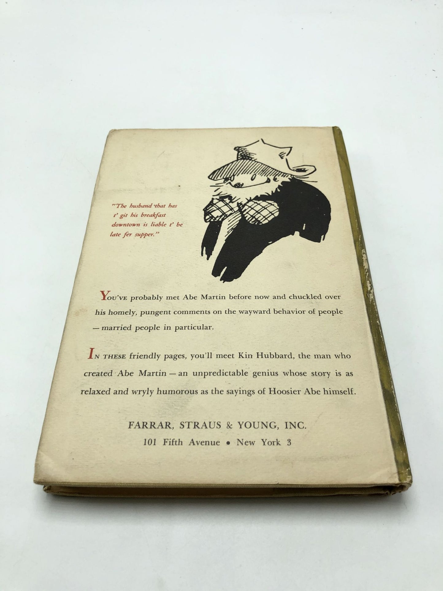The Life and Times of Kin Hubbard, Creator of Abe Martin