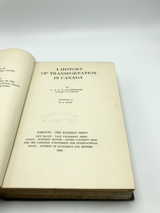 A History of Transportation in Canada