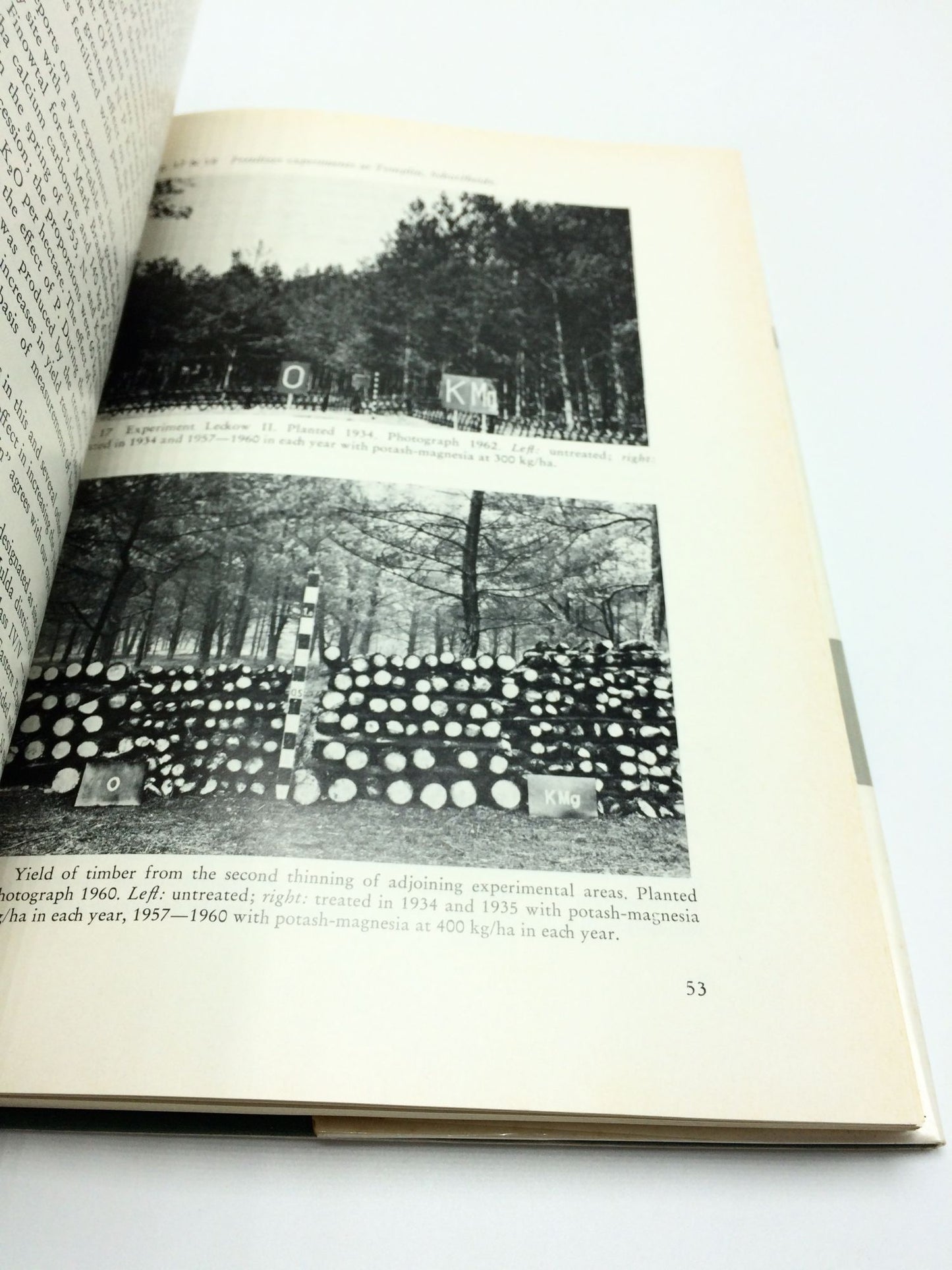 The Fertilizer Treatment of Forest Trees