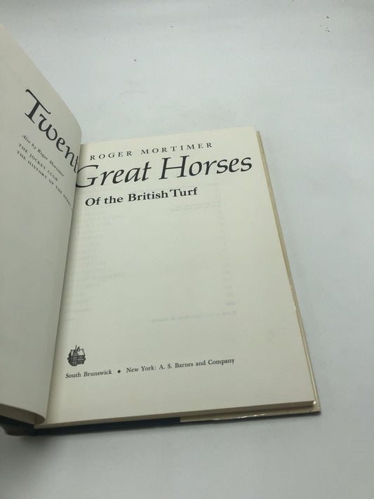 Twenty Great Horses of the British Turf