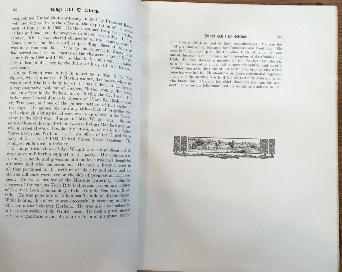 Tennessee, The Volunteer State, 1769-1923. De Luxe (Deluxe) Supplement