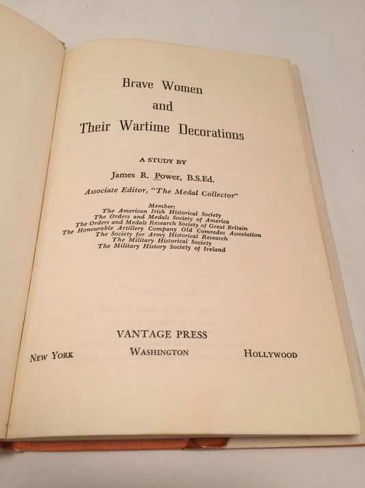 Brave Women and their Wartime Decorations: A Footnote to History