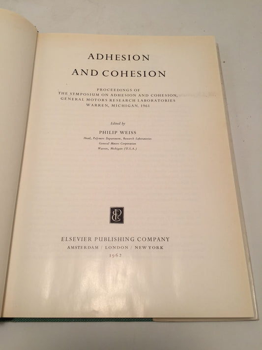Adhesion and Cohesion