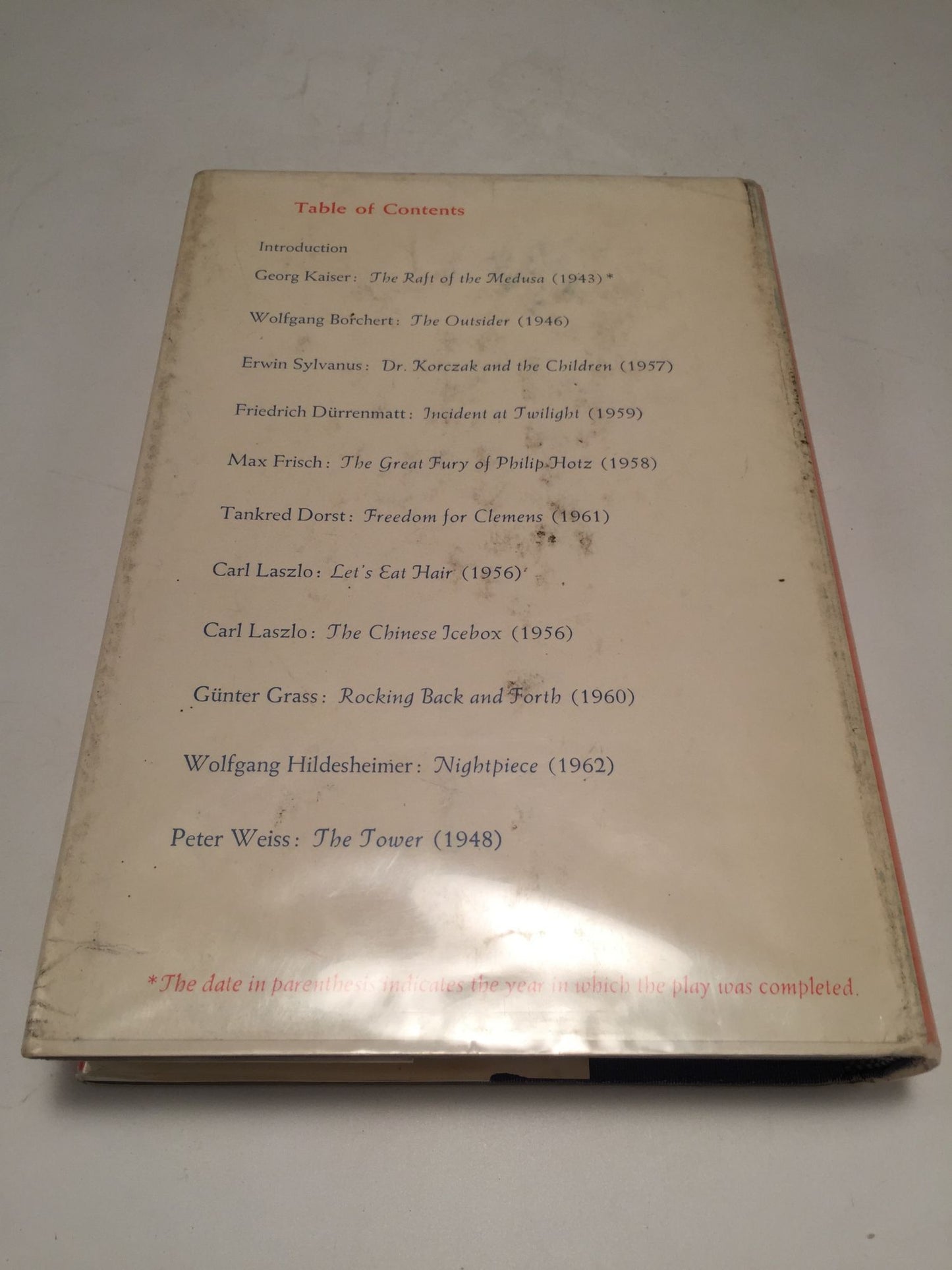 Postwar German Theatre: An Anthology of Plays