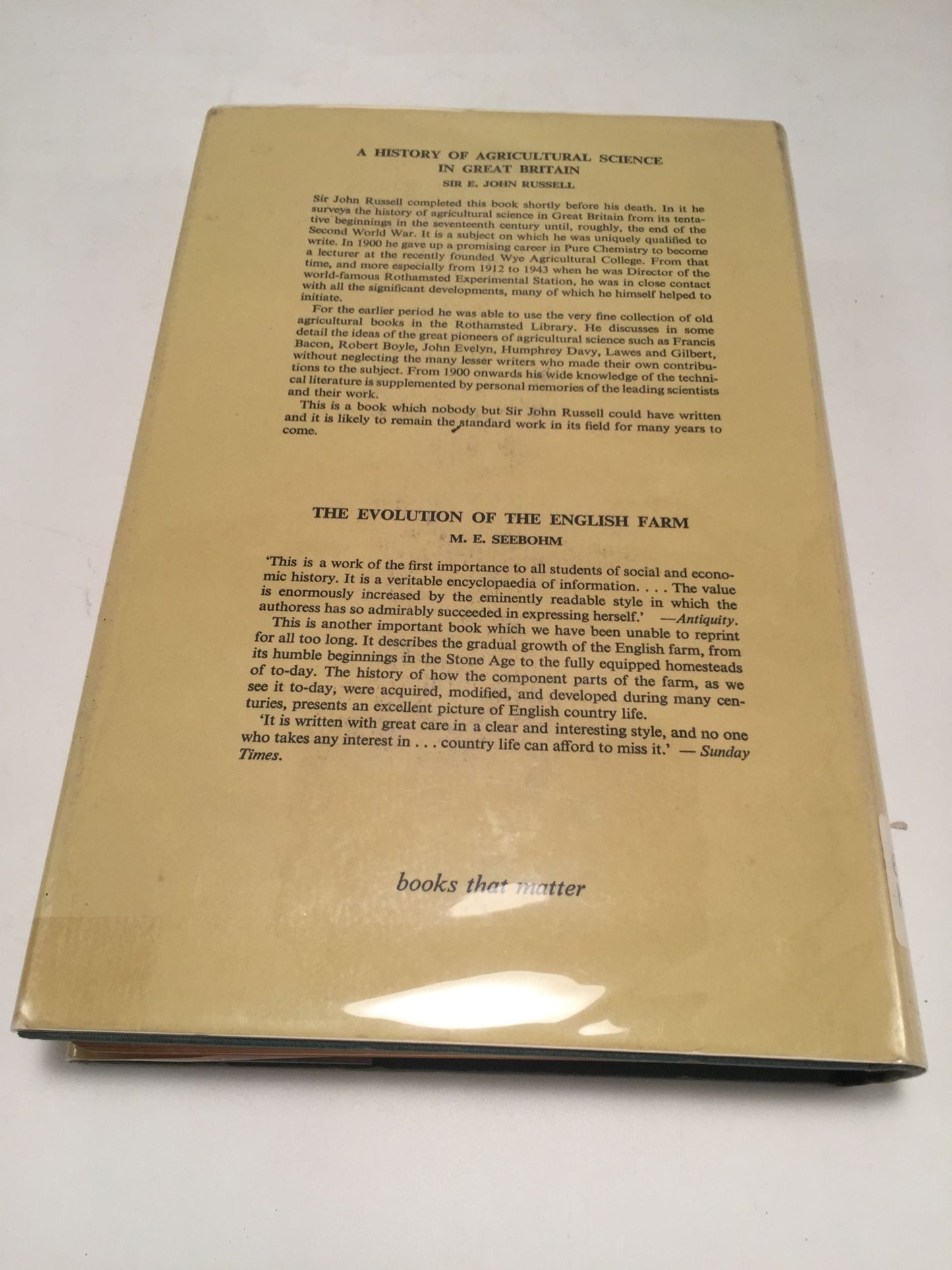 The Agricultural Revolution
