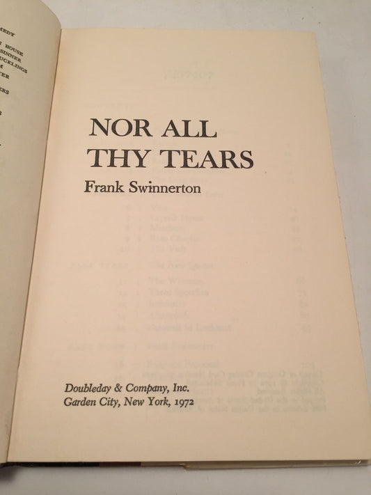 Nor All thy Tears