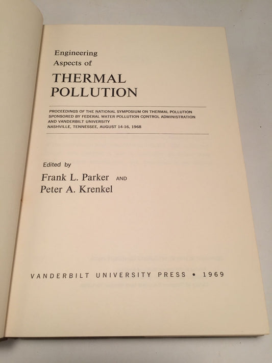 Engineering Aspects of Thermal Pollution