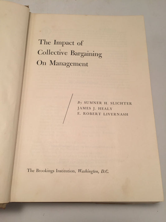 Impact of Collective Bargaining on Management