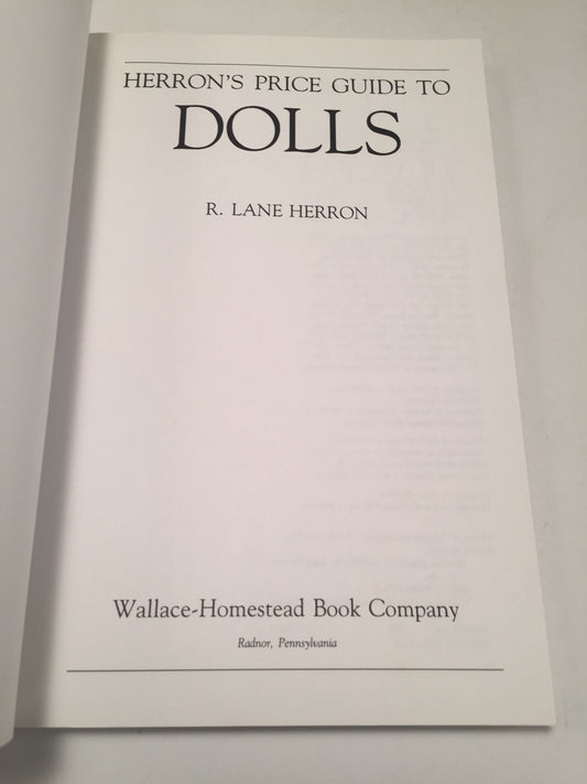 Herron's Price Guide to Dolls