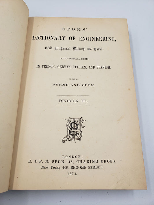 Spons' Dictionary of Engineering: Bridge to Damming (Volume 3)