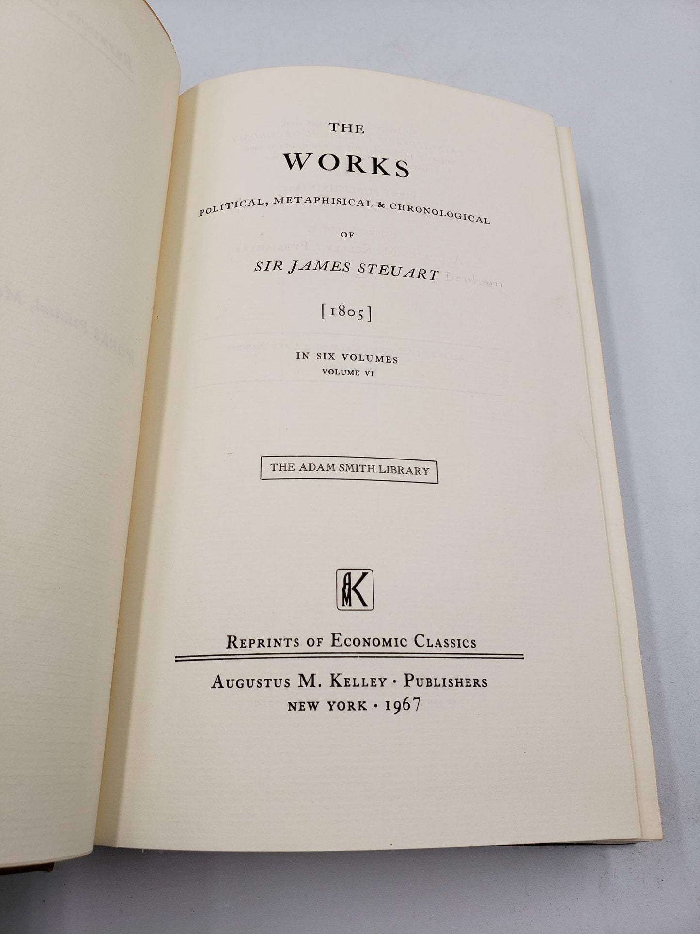 The Works: Political, Metaphisical and Chronological, of the Sir James Steuart (Volume 6)