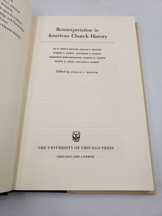 Essays in Divinity: Reinterpretation in American Church History (Volume 5)