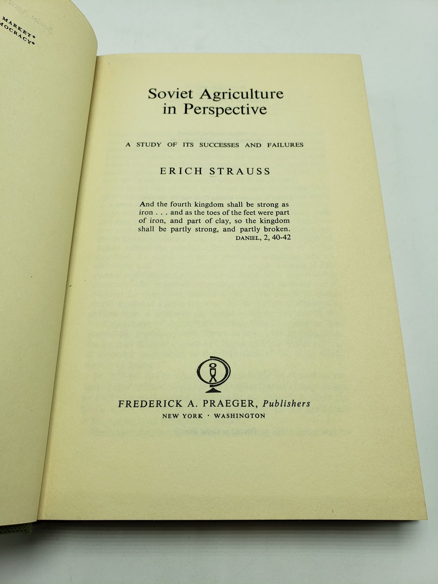 Soviet Agriculture in Perspective